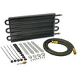 Load image into Gallery viewer, Derale 6 Pass 18" Series 7000 Copper/Aluminum Tube&amp;Fin Transmission Cooler Kit, -6AN - Main Product View