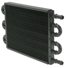Load image into Gallery viewer, Derale 6 Pass Econo-Cool Tube &amp; Fin Replacement Cooler, 1/2" Barb Inlets - Main Product View