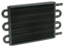 Load image into Gallery viewer, Derale 6 Pass Econo-Cool Tube &amp; Fin Replacement Cooler, 1/2" Barb Inlets - Side View