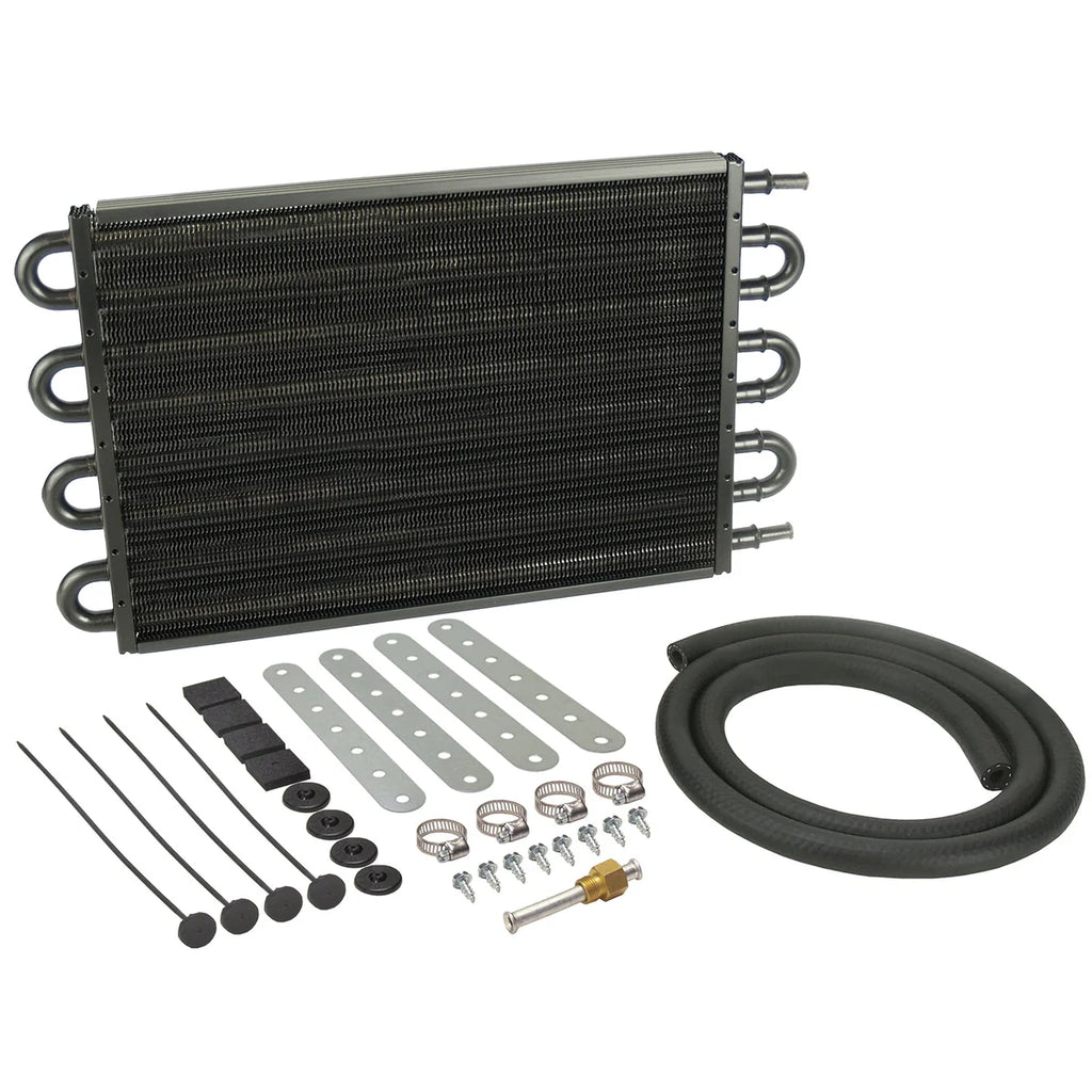 Derale 8 Pass 17" Series 7000 Copper/Aluminum Transmission Cooler Kit, Full Size 13104 - Main Product View