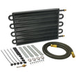 Load image into Gallery viewer, Derale 8 Pass 18" Series 7000 Copper/Aluminum Tube&amp;Fin Transmission Cooler Kit, -6AN - Main Product View