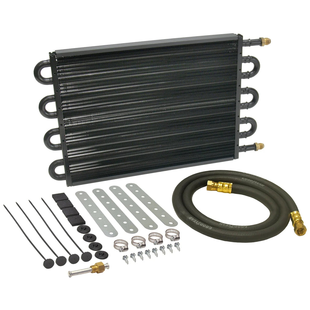 Derale 8 Pass 18" Series 7000 Copper/Aluminum Tube&Fin Transmission Cooler Kit, -6AN - Main Product View