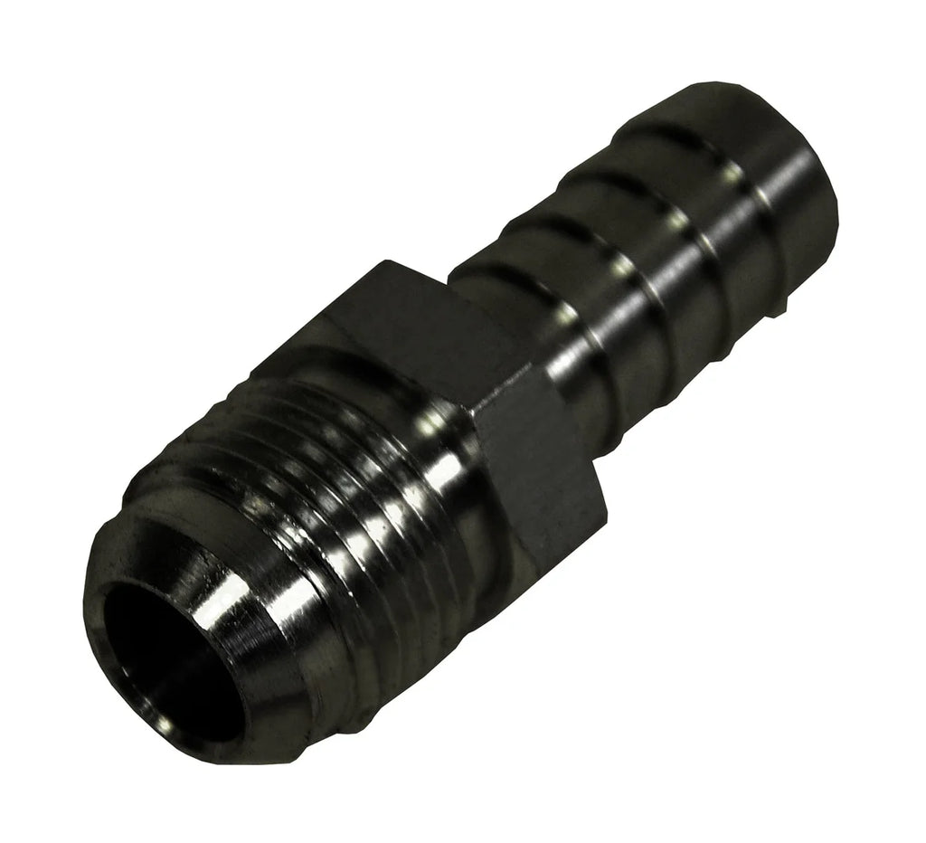 Derale -8AN Male x 1/2" Barb Fitting, Each