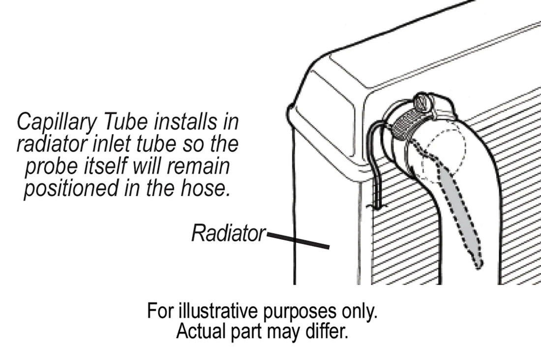 Derale Adjustable Electric Fan Controller, Mechanical 16769 - Side View
