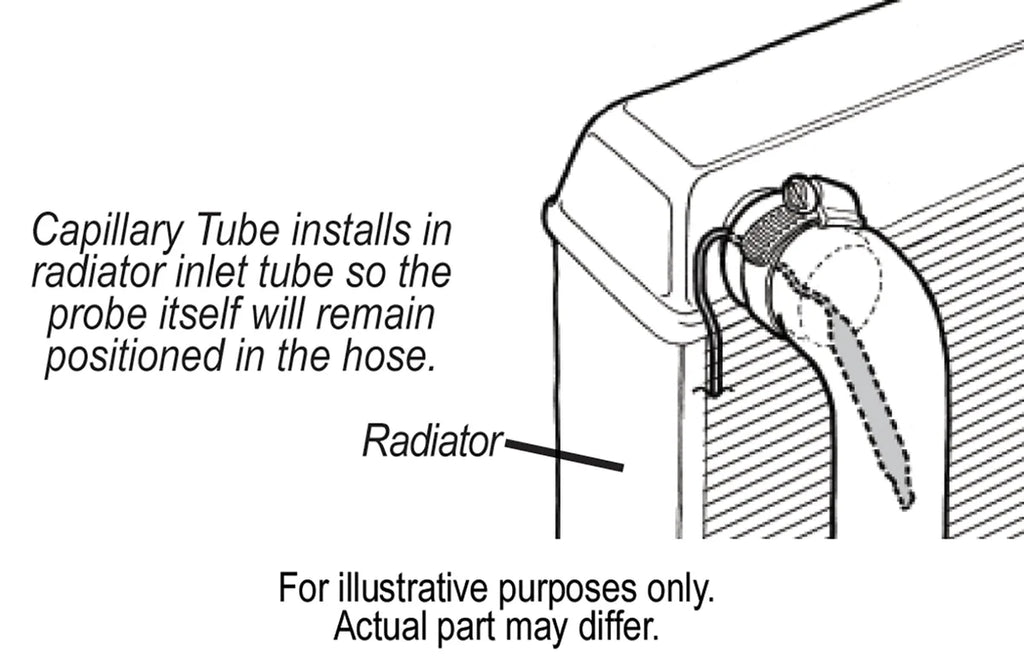 Derale Adjustable Electric Fan Controller, Mechanical 16769 - Side View