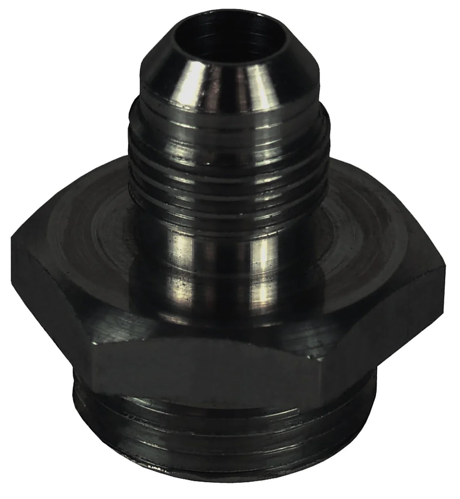 Derale Aluminum Cooler/Adapter Fitting -6AN x -10AN O-ring, Bright Anodized - Main Product View