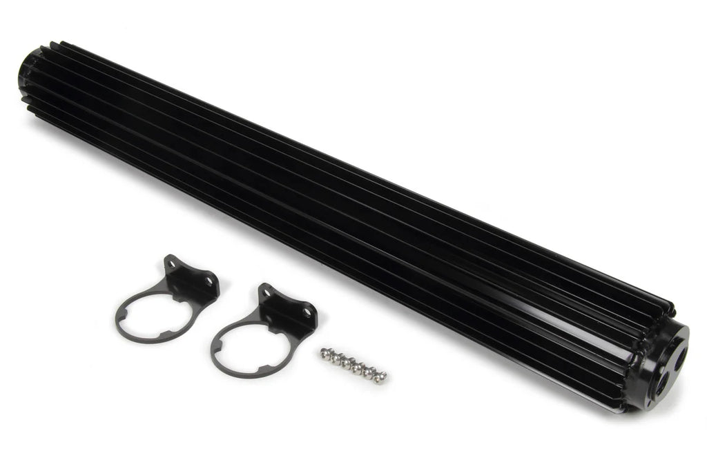 Derale Dual-Pass Heat Sink Cooler 24in Black Anodized 13287