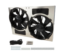 Load image into Gallery viewer, Derale Dual RAD Fan w/Alum Shroud Assembly 16826