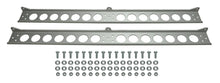 Load image into Gallery viewer, Derale Dual Stacked Plate Brushed Aluminum Brackets With Mounting Hardware - Side View