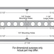 Load image into Gallery viewer, Derale Dual Stacked Plate Brushed Aluminum Brackets With Mounting Hardware - Additional View 5