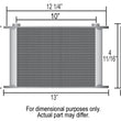 Load image into Gallery viewer, Derale Engine Oil and Automatic Transmission Oil Cooler - Side View