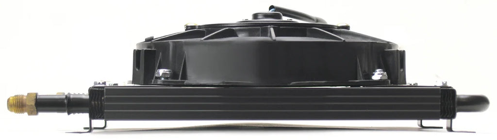 Derale Engine Oil and Automatic Transmission Oil Cooler - Side View