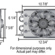Load image into Gallery viewer, Derale Engine Oil and Automatic Transmission Oil Cooler - Side View