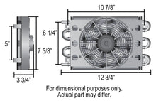 Load image into Gallery viewer, Derale Engine Oil and Automatic Transmission Oil Cooler - Side View