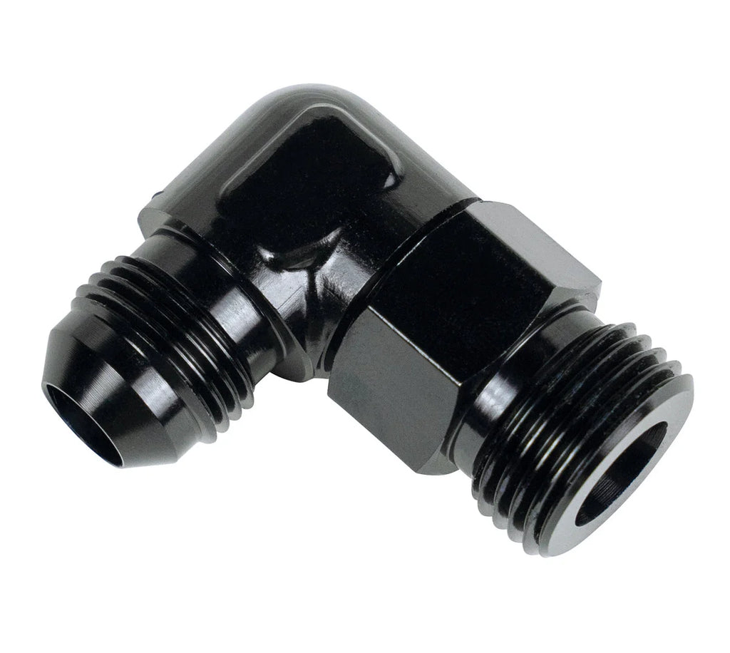 Derale Fitting 90 Degree 7/8-14 to -6AN Male 59506