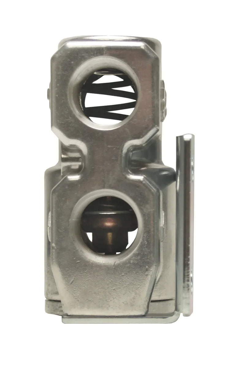 Derale Fluid Control Thermostat with Mount Brackets, 1/2" NPT - Side View