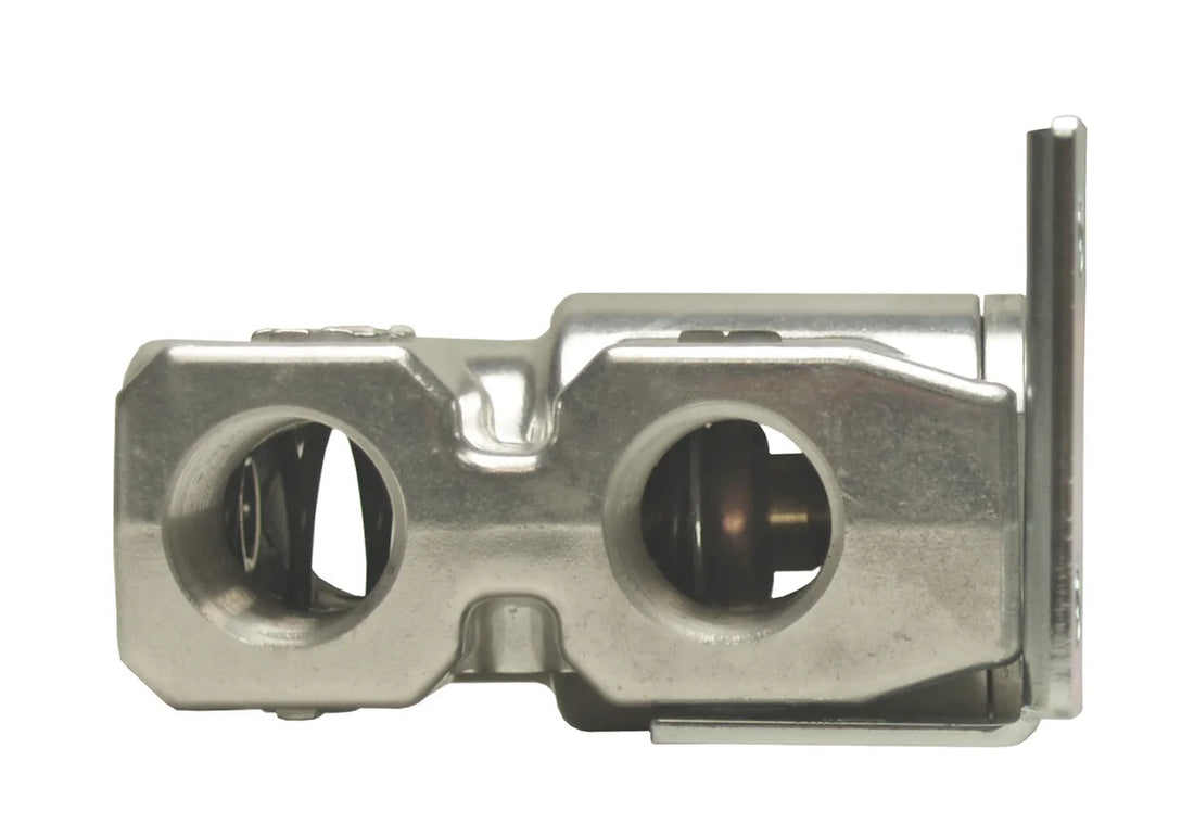 Derale Fluid Control Thermostat with Mount Brackets, 1/2" NPT - Back View