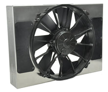 Load image into Gallery viewer, Derale High Output Single 12" Electric RAD Fan/Aluminum Shroud Kit - Main Product View