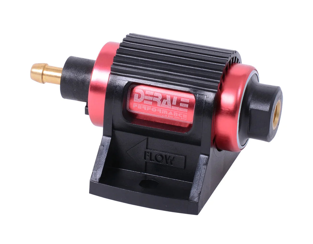 Derale High Performance Inline Fuel Pump - Side View