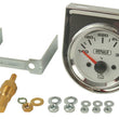 Load image into Gallery viewer, Derale Lighted Black on White 2-1/16" Electric Oil Temperature Gauge Kit - Main Product View
