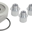 Load image into Gallery viewer, Derale Low Profile Pressure Relief Sandwich Adapter w/ 3/8" NPT Ports &amp; 22x1.5mm Thread 25783