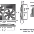 Load image into Gallery viewer, Derale Powerpack - High Output Dual 11" Electric RAD Fan/Aluminum Shroud Kit - Side View