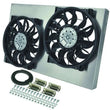 Load image into Gallery viewer, Derale Powerpack - High Output Dual 12" Electric RAD Fan/Aluminum Shroud Kit 16836