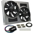 Load image into Gallery viewer, Derale Powerpack - High Output Dual 12" RAD Fan/Aluminum Shroud w/ PWM Controller - Main Product View