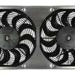 Load image into Gallery viewer, Derale Powerpack - High Output Dual 17" Electric RAD Fan/Aluminum Shroud Kit 16843 - Back View