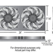 Load image into Gallery viewer, Derale Powerpack - High Output Dual 17" Electric RAD Fan/Aluminum Shroud Kit 16843 - Additional View 6