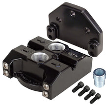 Load image into Gallery viewer, Derale Premium -10AN Ports Up Single Filter Mount, 3/4"-16 Filter Threads - Main Product View