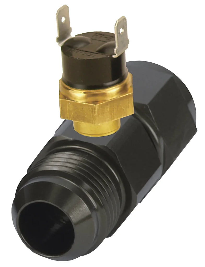 Derale Premium In-Line Fan Control Thermostat 180°, -10AN x -10AN - Main Product View