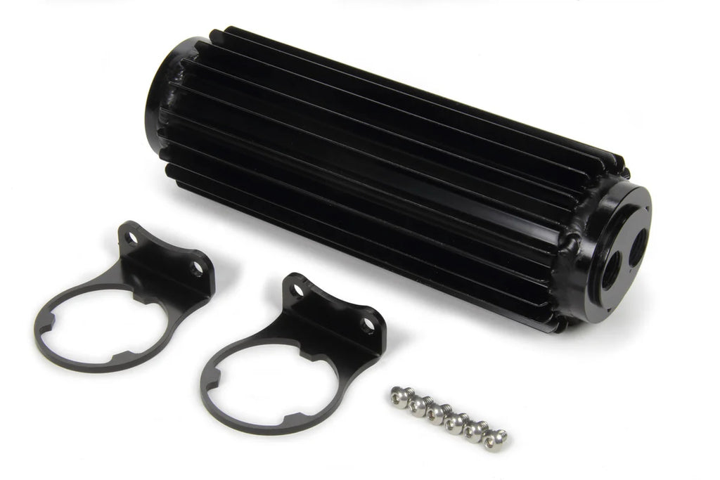Derale Single-Pass Heat Sink Co oler  10in Black Anodize 13279