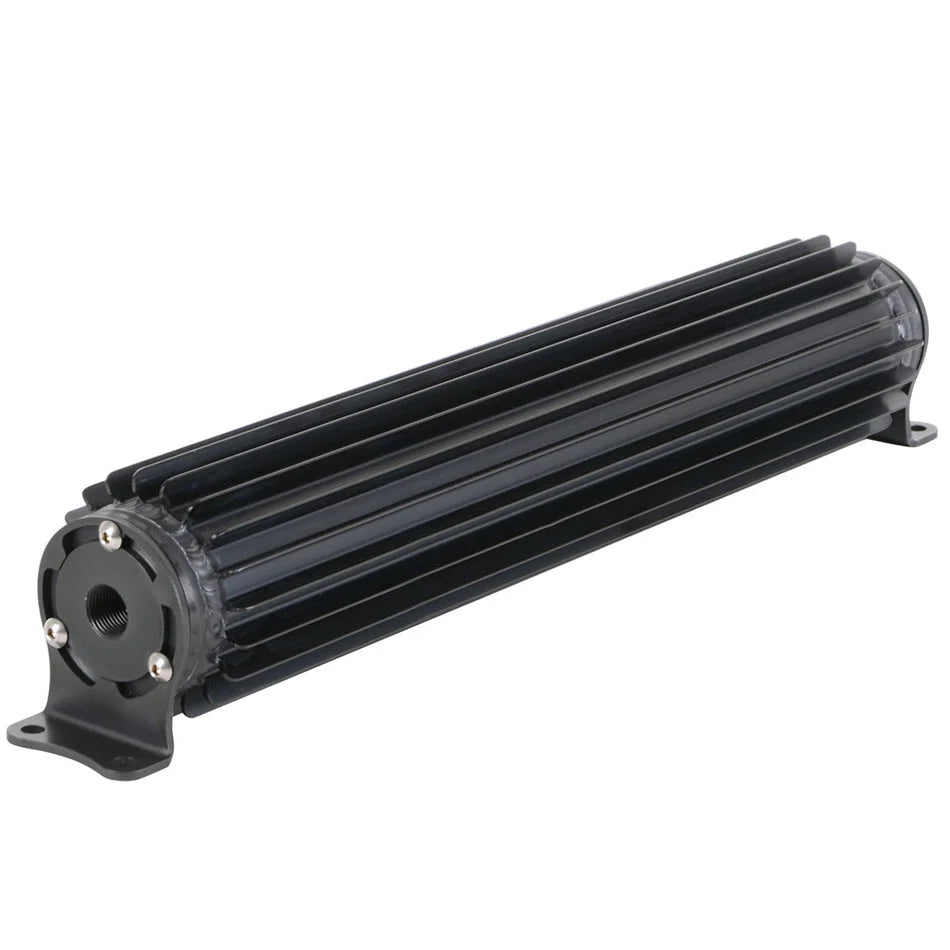 Derale Single-Pass Heat Sink Co oler  15in Black Anodize 13271