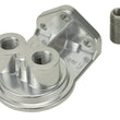 Load image into Gallery viewer, Derale Single Ports Up 1/4" NPT Remote Filter Mount with 3/4"-16 Filter Threads