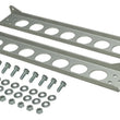 Load image into Gallery viewer, Derale Single Stacked Plate Brushed Aluminum Brackets With Mounting Hardware - Side View