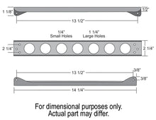 Load image into Gallery viewer, Derale Single Stacked Plate Brushed Aluminum Brackets With Mounting Hardware - Additional View 5