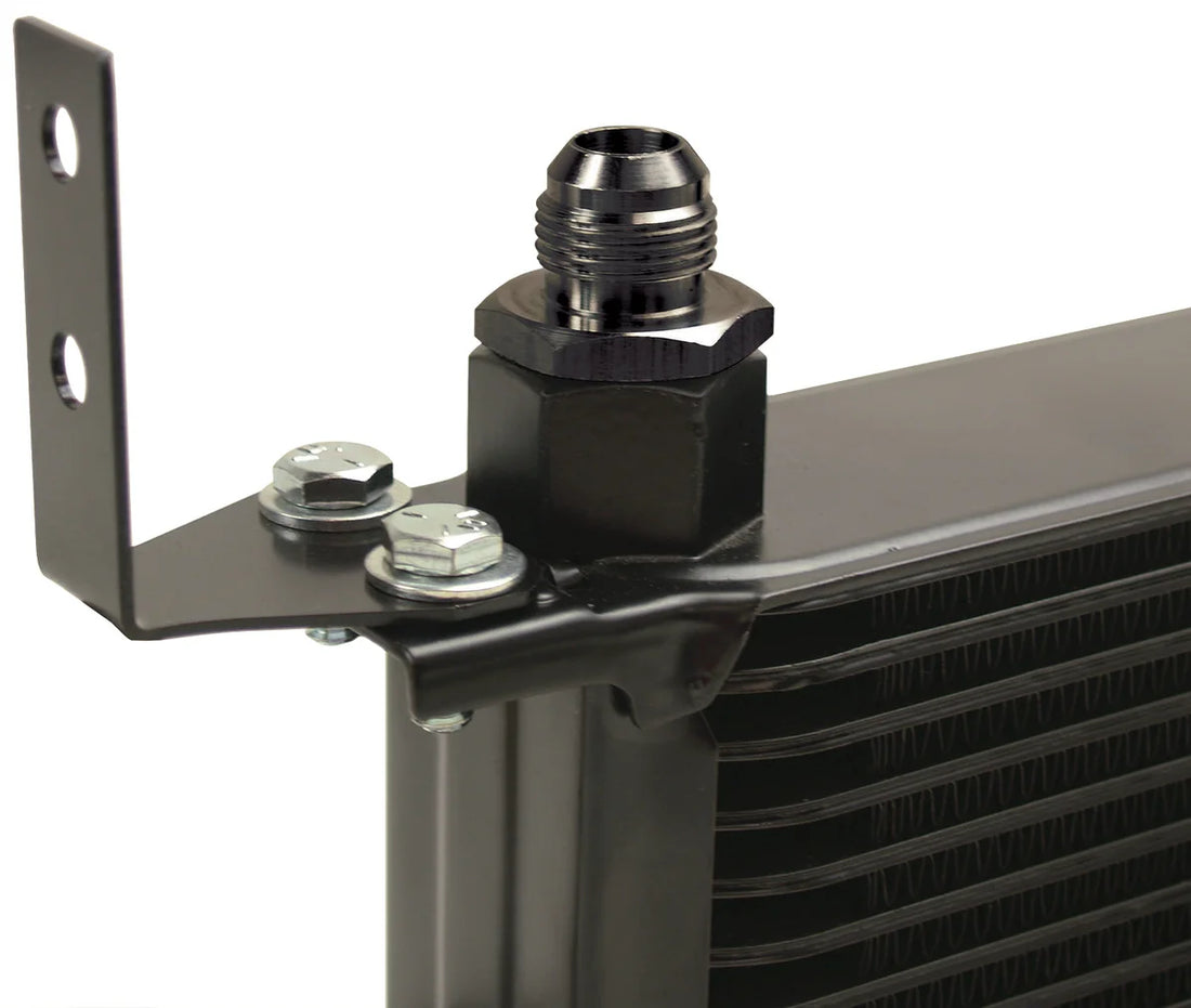 Derale Stack Plate Cooler 4 Way Mount Bracket Kit - Side View