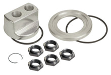 Load image into Gallery viewer, Derale Standard Universal Engine Spin On Adapter with 1/2" NPT Ports - Main Product View