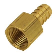 Load image into Gallery viewer, Derale Straight Hose Barb Fitting, 1/2" NPT Female x 1/2" Barb, Each