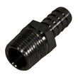 Load image into Gallery viewer, Derale Straight Hose Barb Fitting, 1/2" NPT Male x 1/2" Barb, Each