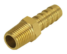 Load image into Gallery viewer, Derale Straight Hose Barb Fitting, 1/4" NPT Male x 3/8" Barb, Each