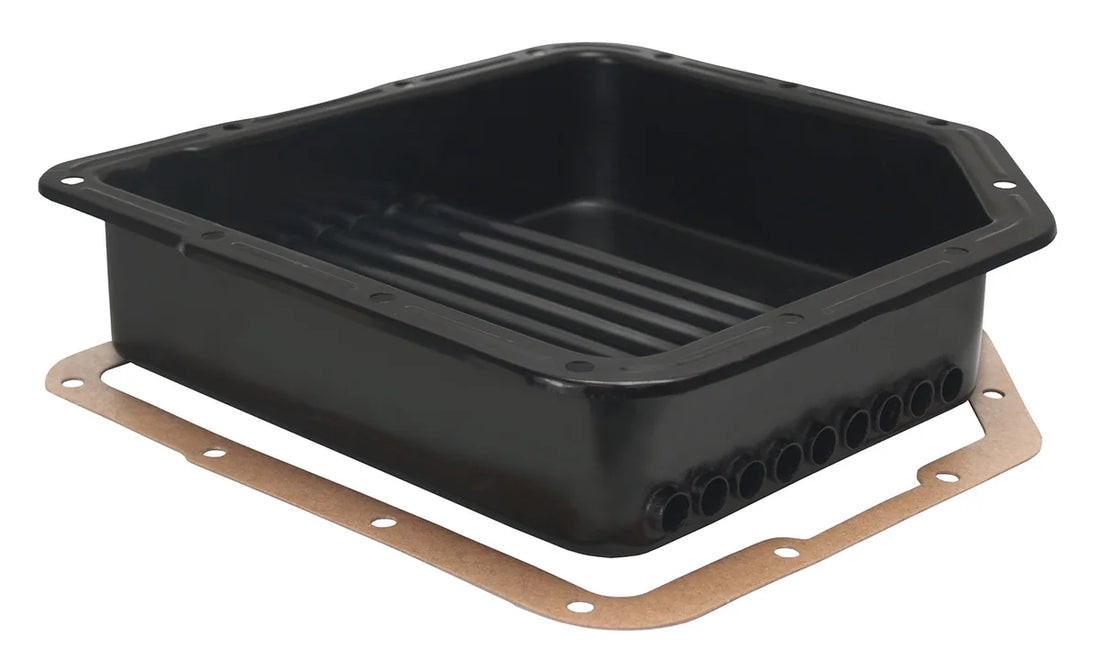Derale Transmission Cooling Pan, Reduces Fluid Temps up to 50°F, Increase Capacity 14200 - Side View