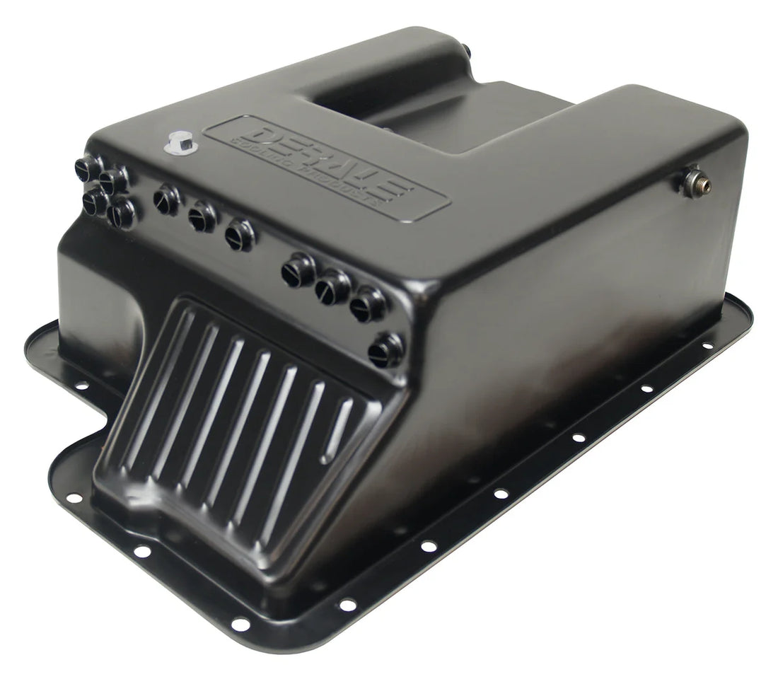 Derale Transmission Cooling Pan, Reduces Fluid Temps up to 50°F, Increase Capacity 14208 - Installation View