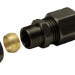 Load image into Gallery viewer, Derale Universal 1/2" Transmission Cooler Line to 3/8" Hose Barb Compression Fitting - Main Product View