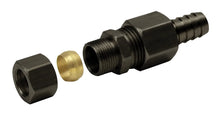 Load image into Gallery viewer, Derale Universal 1/2" Transmission Cooler Line to 3/8" Hose Barb Compression Fitting - Main Product View