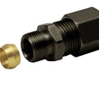 Load image into Gallery viewer, Derale Universal 3/8" Transmission Cooler Line to 3/8" Hose Barb Compression Fitting - Main Product View