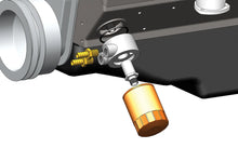 Load image into Gallery viewer, Derale Universal Thermostatic Sandwich Adapter with 3/8" NPT Ports - Side View