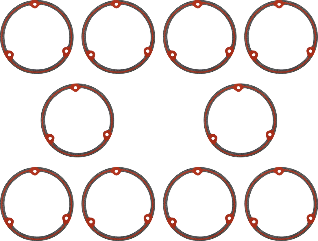 Derby Cover Gasket Silicon - Big Twin James Gasket JGI-25416-70-X - Side View