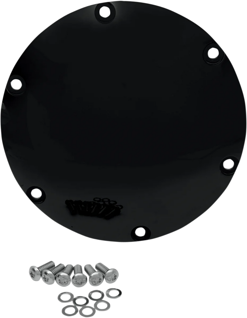 Derby Cover - Gloss Black - '04-'22 XL DragSpecialties 301496 - Side View
